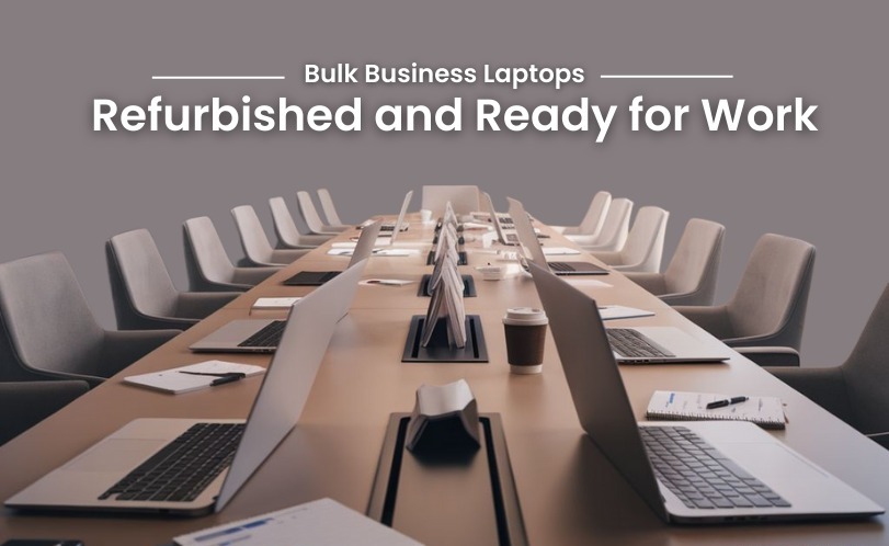 Corporate Business Laptop Deployment Workplace